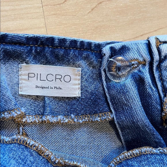 Pilcro Kick Cropped Wide Leg Jeans Women's sz 31 - Picture 3 of 10